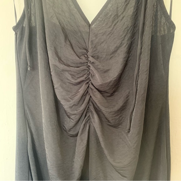 Zara Semi Sheer Tie Strap Maxi Dress - Picture 5 of 10